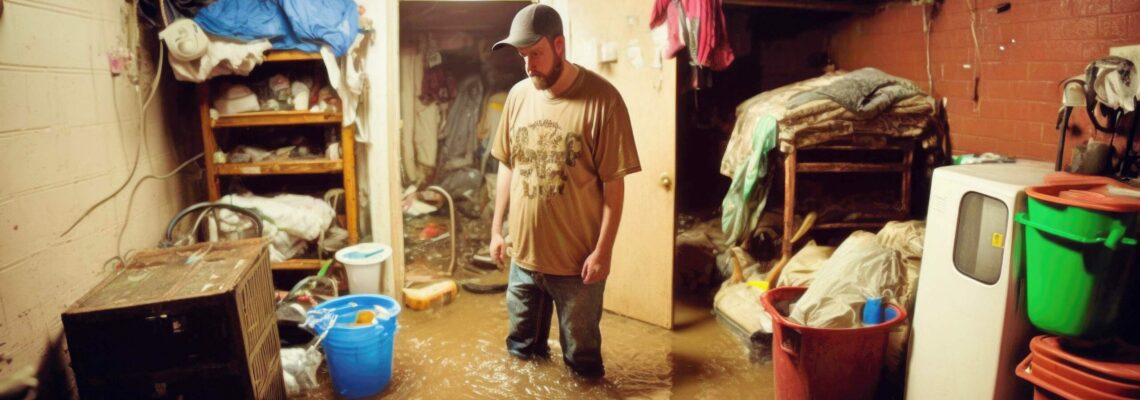 Heavy Rains Cause Sewer Backup in Basement in Springfield Missouri